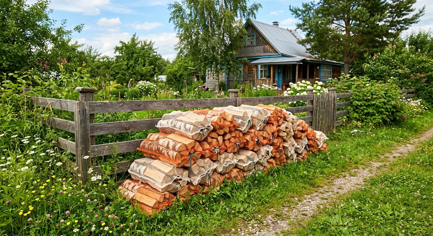 Дрова для дачи в Рошале